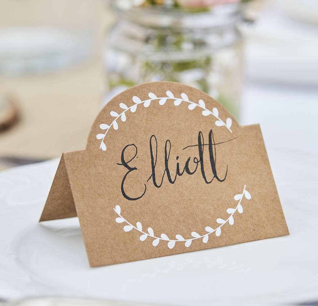 Where to print place cards for sale weddings