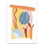 Tropical Leaf Abstract Desertum Print, thumbnail 4 of 8