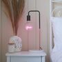 Glam Text Light Bulb And Table Lamp, thumbnail 2 of 4