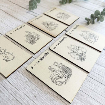 Bunny Rabbit Nursery Drawer Dividers Set Of Seven New Baby Gift, 4 of 11