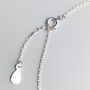 Sterling Silver Tiny Heart Charm Anklet, thumbnail 4 of 6