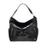 Lennox Black Embossed Leather Handbag, thumbnail 2 of 10