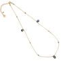 18ct Yellow Gold Plated Gemstone Necklace, thumbnail 4 of 10