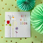 Cornflower Get Well Soon Card, thumbnail 3 of 5