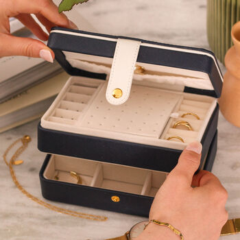 Personalised Foiled Jewellery Box Travel Gift For Her, 4 of 12