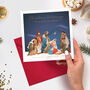 Nativity Priest Christmas Card, thumbnail 3 of 4