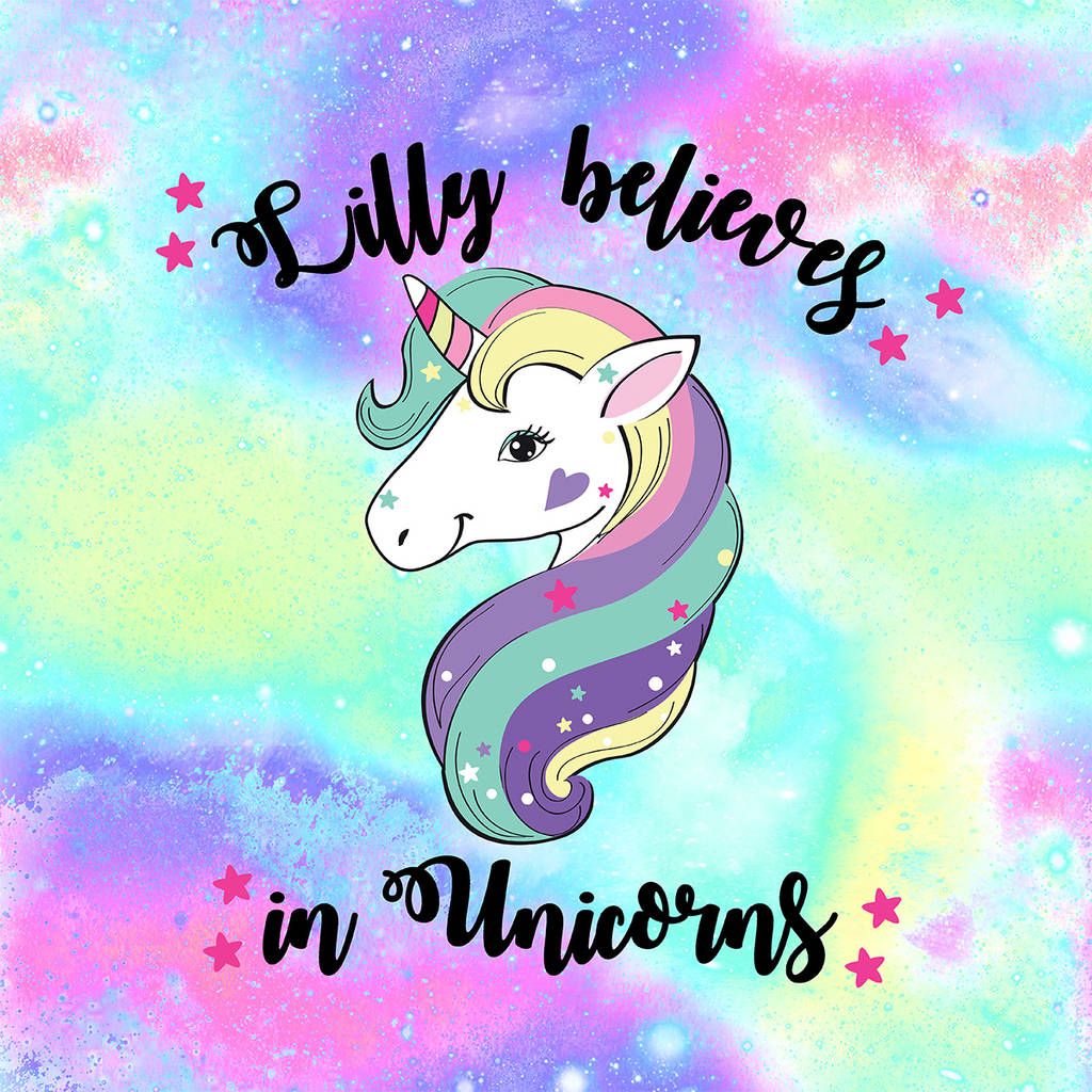 'I Believe In Unicorns' Sequin Reveal Cushion By Rocket & Rose ...