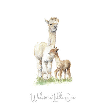 Alpacas New Baby Card, 4 of 4