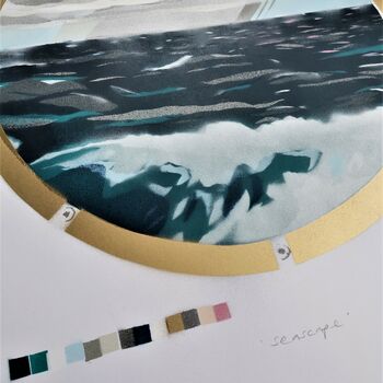 'Seascape' Original Spray Paint Picture, 4 of 12
