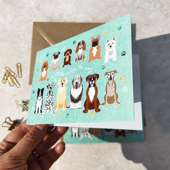 Dog Breeds Pet Lover Set Of Six Note Cards And Envelopes, 4 of 8