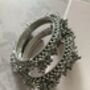 Sehmat Silver Plated Ghungroo Bangles Two.Six, thumbnail 3 of 4