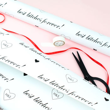 Personalised Best Friends, 'Palentines' Wrapping Paper, 3 of 3