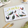 'Cocks' Playful Bird Place Mat, thumbnail 1 of 3
