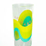Personalised Retro Wave Name Printed Pint Glass, thumbnail 4 of 8