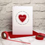 'Heart' Personalised Valentines Card, thumbnail 1 of 2