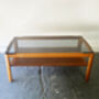 Mid Century Smoked Glass Coffee Table By Myer, thumbnail 3 of 7