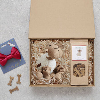 Luxury Christmas Dog Gift Hamper With Artisan Treats, 12 of 12
