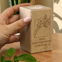 Personalised Floral Bouquet Wooden Tealight Holder, thumbnail 3 of 4