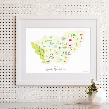 Personalised South Yorkshire Map: Add Favourite Places, 2 of 4