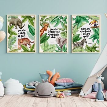You Are A Child Of God Nursery Print, 9 of 9