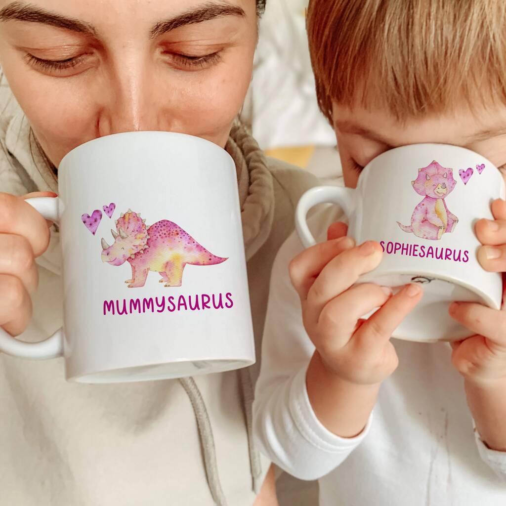 Personalised Family Mug Mummy Daddy Or Uncle And Baby, 1 of 3