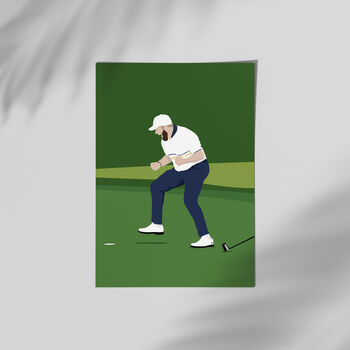 Shane Lowry Ryder Cup Winning Moment Print, 2 of 4