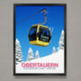 Obertauern Ski Resort Poster, thumbnail 1 of 6