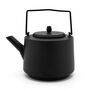 Cast Iron Teapot Hubei Black 1200ml Fine Mesh Filter, thumbnail 2 of 7
