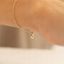 Fine Solid Gold Sapphire Circle Bracelet, thumbnail 2 of 7
