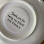 Personalised Rainbow Cup And Saucer, thumbnail 3 of 3