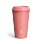 Personalised Premium Reusable Cup 12oz Coral, thumbnail 3 of 4