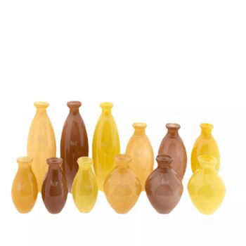 Nadiel Yellow Orange Budvase Set, 2 of 6