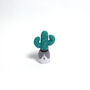 Small Interactive Crochet Cactus And Pot, thumbnail 2 of 9