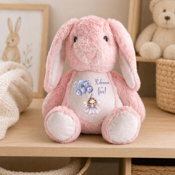 Personalised Fairy Birthday Bunny Plush Gift, 2 of 4