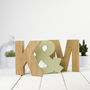 Wooden Letters Contemporary Oak, thumbnail 3 of 8