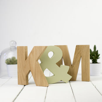 Wooden Letters Contemporary Oak, 3 of 8