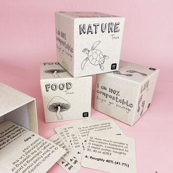 Compostable Trivia Game Boxes, 2 of 8