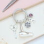 Dog Groomer Personalised Keyring Pet Grooming Gift, thumbnail 2 of 11