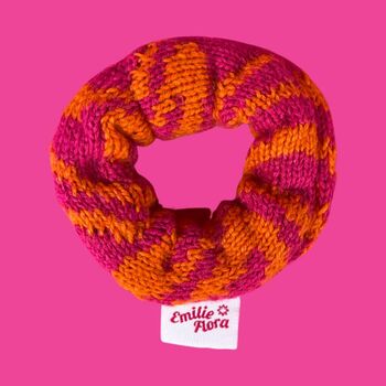 Swirly Knitted Scrunchie, 5 of 5