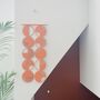 Coral / Flamingo Cut Out Plywood Geometric Art, thumbnail 5 of 5