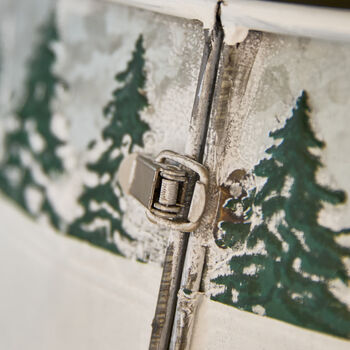 Merry Christmas Metal Tree Skirt, 4 of 4