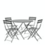 Large Bistro Set In Carbon, thumbnail 3 of 3
