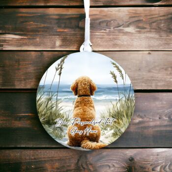 Personalised Labradoodle Dog Beach Walk Collection, 3 of 8