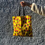 Patterned Cotton Drill Tote Bag, thumbnail 1 of 12