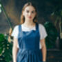 Denim Dress Apron | Studio Pinafore Smock, thumbnail 4 of 11