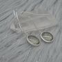 Green Amethyst 925 Silver Earrings: February Birthstone, thumbnail 7 of 7