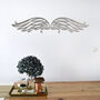 Graceful Metal Angel Wings Duo Divine Wall Decor, thumbnail 6 of 11