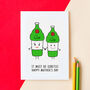 'It Must Be Ginetic!' Funny Gin Mother's Day Card, thumbnail 1 of 3