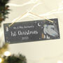 Personalised The Snowman Magical Adventure Hanging Slate Plaque, thumbnail 3 of 5