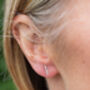 Sterling Silver Mini Studs Dotty Stick, thumbnail 3 of 4